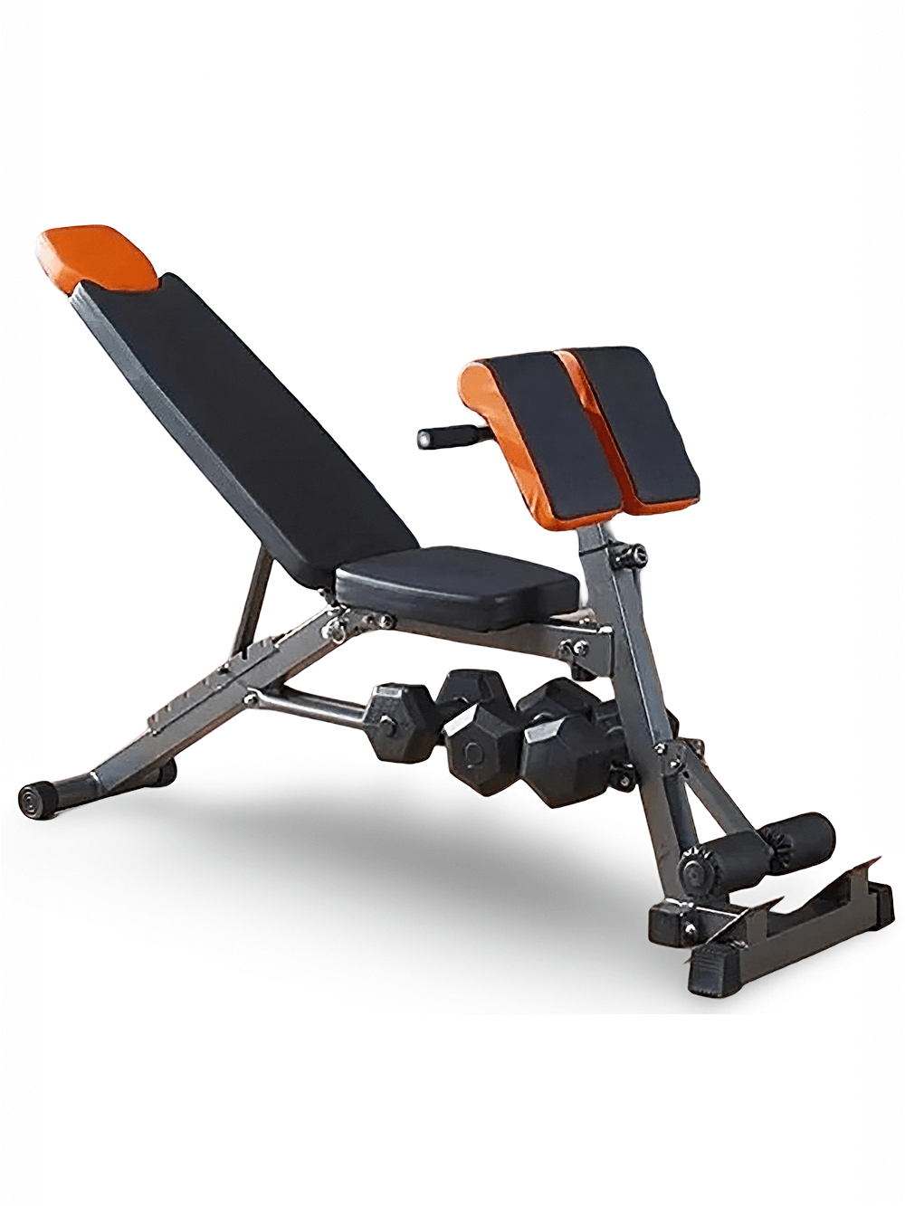 Adjustable All-in-One Weight Bench for Home Gym - SF3459, multi-functional roman chair and training bench for full body workouts.